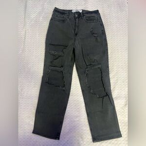 Hollister curvy ultra high-rise vintage straight jeans